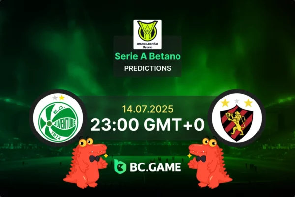 Juventude vs Sport Recife (2:0): Serie A Betano 14/07/2025