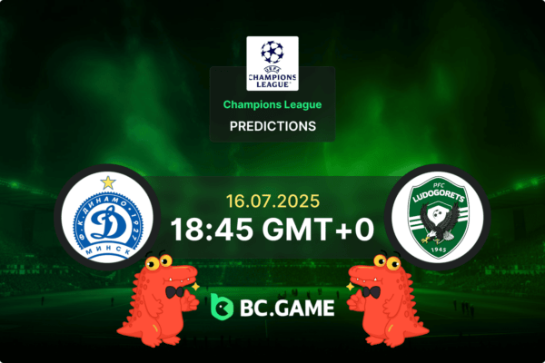 Dinamo Minsk vs Ludogorets Razgrad (2:2): Champions League 16/07/2025