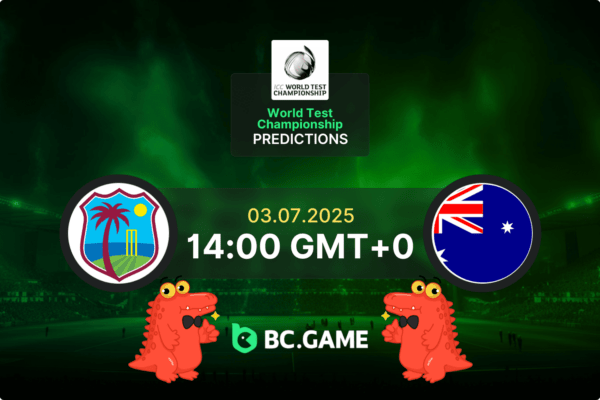 West Indies vs Australia (Australia 286 (66.5 ov)): World Test Championship 03/07/2025