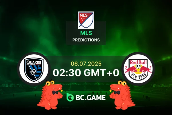 San Jose Earthquakes vs New York Red Bulls (1:1): MLS 06/07/2025