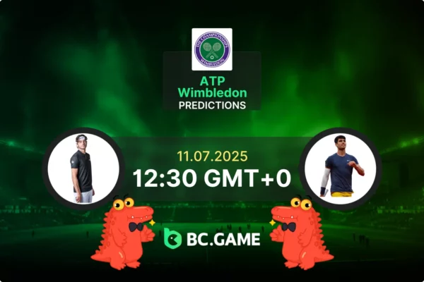 Taylor Fritz vs Carlos Alcaraz (1:3): Wimbledon Championships 11/07/2025
