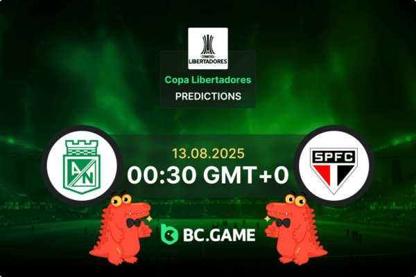 Atl. Nacional vs Sao Paulo (0:0): Copa Libertadores 13/08/2025