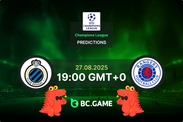 Club Brugge vs Rangers (6:0): UEFA Champions League 27/08/2025