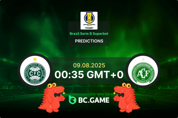 Coritiba vs Chapecoense Pronóstico: cuotas y consejos de apuestas de – Serie B Superbet 09/08/2025