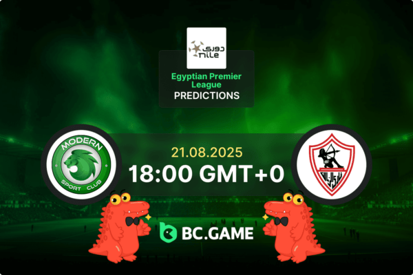 Modern Sport FC vs Zamalek (1:2): Egyptian Premier League 21/08/2025