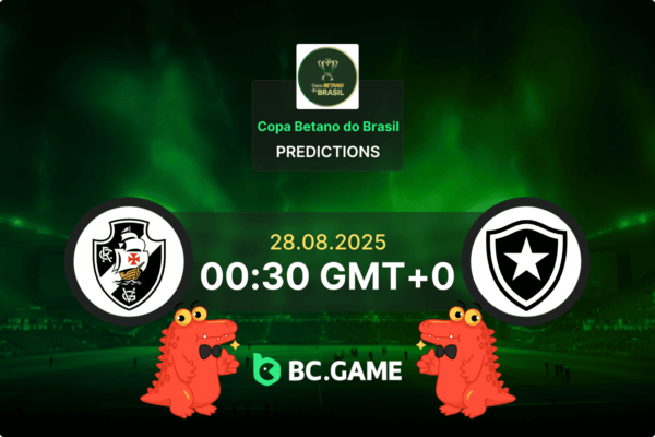 Vasco vs Botafogo RJ (1:1): Copa Betano do Brasil 28/08/2025
