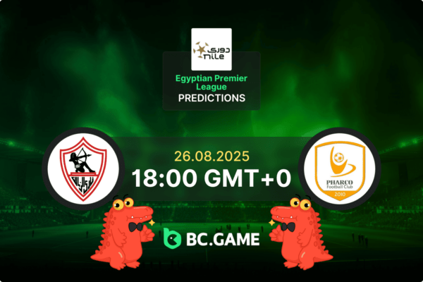 Zamalek vs Pharco Pronóstico: cuotas y consejos de apuestas – Premier League egipcia, 26/08/2025