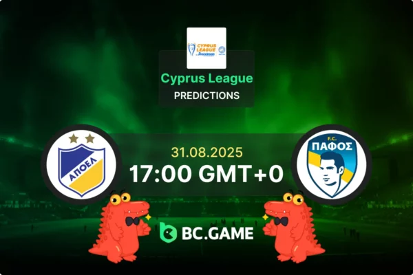APOEL vs Pafos (0:2): Cyprus First Division 31/08/2025