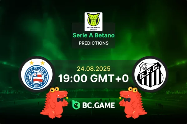Bahia vs Santos (2:0): Serie A Betano 24/08/2025