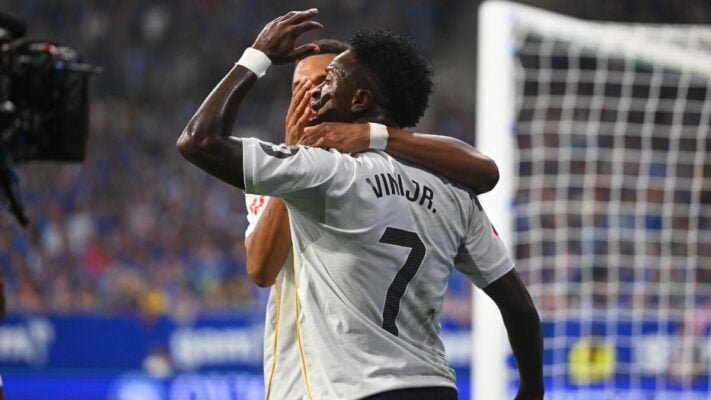 Vinicius responde con arrogancia tras su show en Oviedo