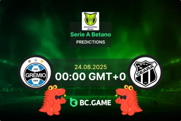 Gremio vs Ceara (0:0): Serie A Betano 24/08/2025