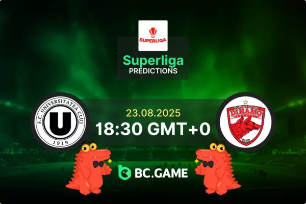 Universitatea Cluj vs Dinamo Bucuresti (0:1) Romania Superliga 23/08/2025