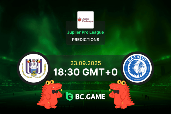 Anderlecht vs Gent Pronóstico: cuotas y consejos de apuestas – Jupiler Pro League de Bélgica, 23/09/2025