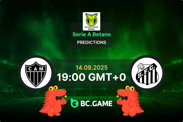 Atletico-MG vs Santos (1:1): Brazil Serie A Betano 14/09/2025
