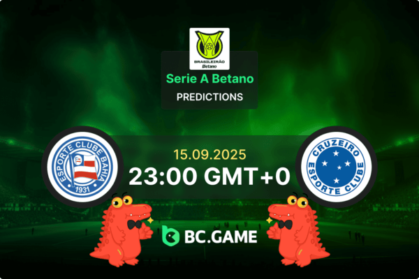 Bahia vs Cruzeiro (1:2): Brazil Serie A 15/09/2025