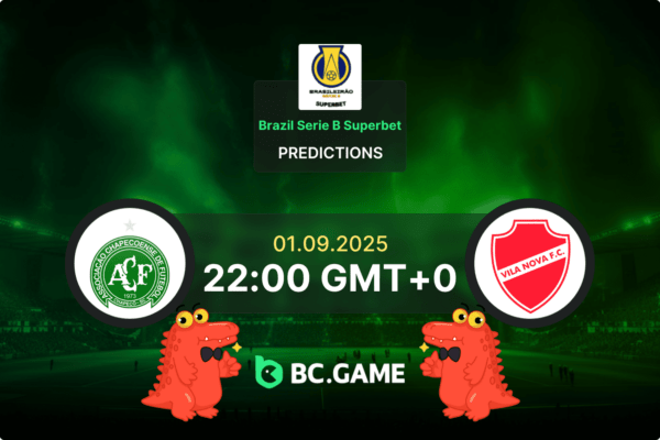 Chapecoense-SC vs Vila Nova FC (2:2): Brazil Serie B 01/09/2025
