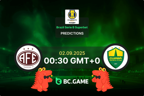 Ferroviária vs Cuiabá (2:2): Brazil Serie B Superbet 02/09/2025