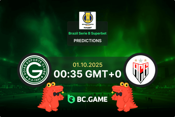 Goias vs Atletico GO (0:0): Brazil Serie B 01/10/2025
