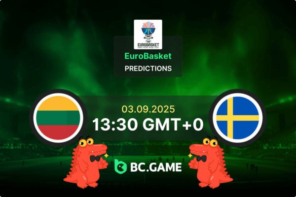 Lithuania vs Sweden (74:71): EuroBasket 03/09/2025