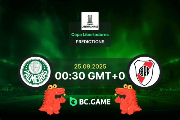 Palmeiras vs River Plate Predicción: probabilidades y consejos de apuestas – Copa Libertadores 25/09/2025