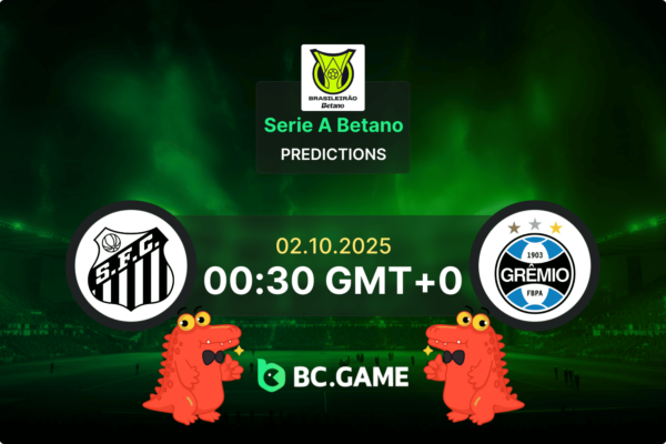 Santos vs Gremio (1:1): Brazil Serie A 02/10/2025