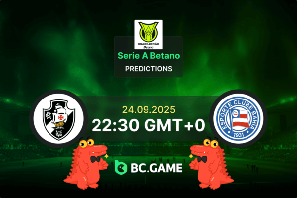 Vasco vs Bahia (3:1): Brazil Serie A 24/09/2025