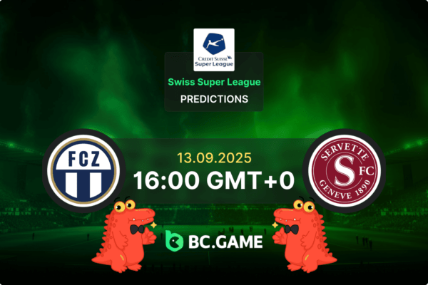 Zúrich vs Servette Pronóstico: cuotas y consejos de apuestas – Superliga Suiza 13/09/2025