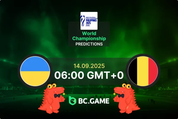 Ukraine vs Belgium (0:3): World Championship 14/09/2025
