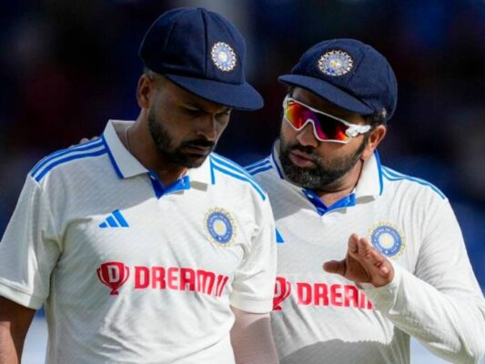 IND vs WI लाइव बारिश के चलते मैच रुका