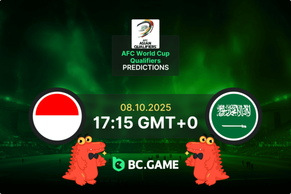 Indonesia vs Arabia Saudita Pronóstico: cuotas y consejos de apuestas – Clasificatorios Mundiales de la AFC 08/10/2025