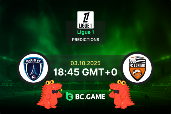 Paris FC vs Lorient Pronóstico: cuotas y consejos de apuestas para – ​​Liga 1 03/10/2025