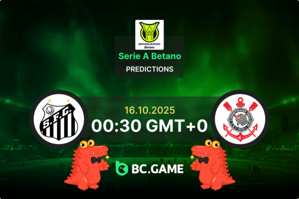 Santos vs Corinthians (3:1): Brazil Serie A Betano 16/10/2025
