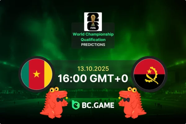 Cameroon vs Angola (0:0): World Cup Qualification CAF 13/10/2025