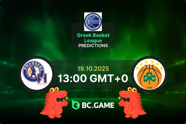 Kolossos Rhodes vs Panathinaikos (67:90): Greek Basket League 19/10/2025