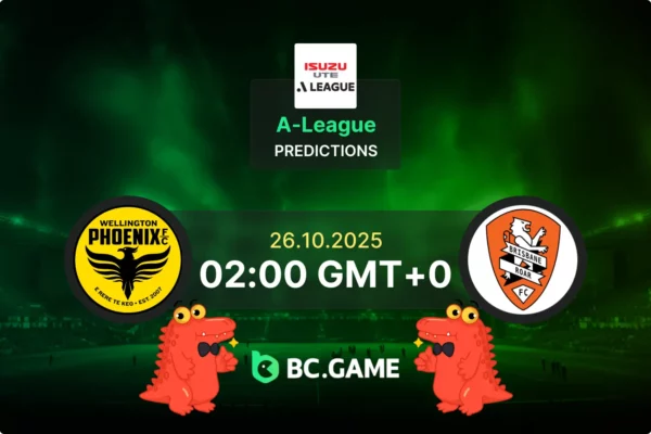 Wellington Phoenix vs Brisbane Roar (2:1): A-League 26/10/2025