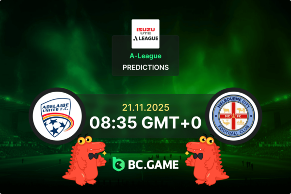 Adelaide United vs Melbourne City (4:1): A-League 21/11/2025