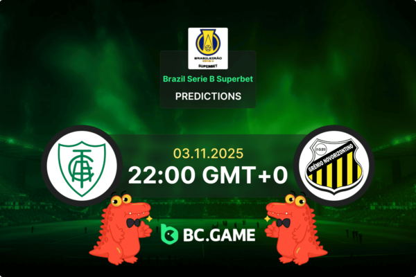 America MG vs Novorizontino (2:2): Serie B Superbet 03/11/2025