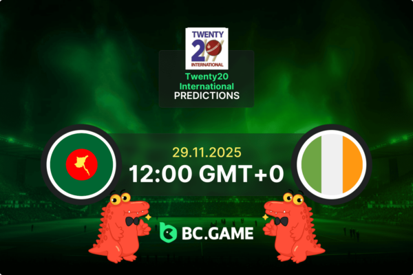 Bangladesh vs Ireland (Bangladesh won by 4 runs): World Twenty20 International 29/11/2025