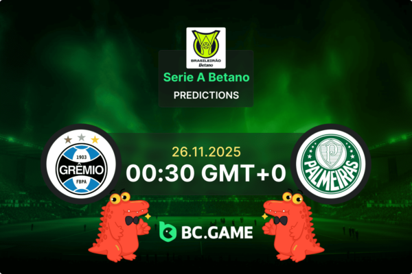 Gremio vs Palmeiras (3:2): Brazil Serie A Betano 26/11/2025
