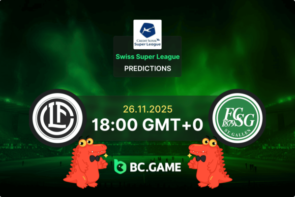 Lugano vs St. Gallen (1:3): Swiss Super League 26/11/2025