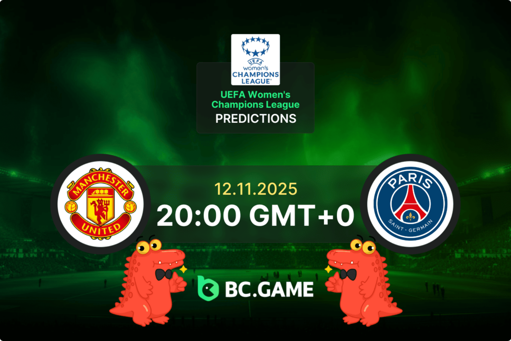 Match prediction for the Manchester United W vs PSG W game at UEFA Women's Champions League 2025