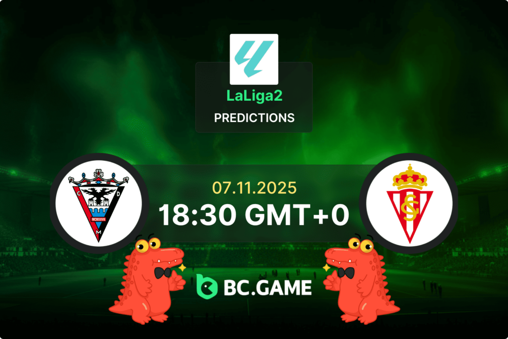 Match prediction for the Mirandes vs Gijon game at LaLiga2 2025