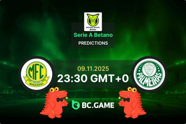 Mirassol vs Palmeiras (2:1): Serie A Betano 09/11/2025