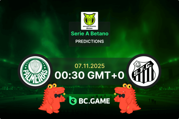 Palmeiras vs Santos (2:0): Serie A Betano 07/11/2025