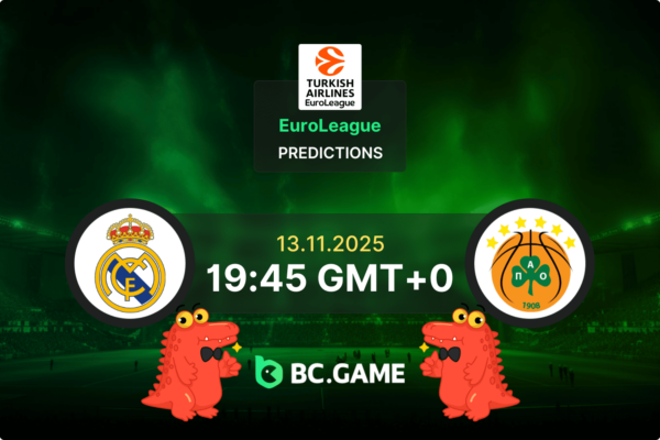 Real Madrid vs Panathinaikos (77:87): EuroLeague 13/11/2025
