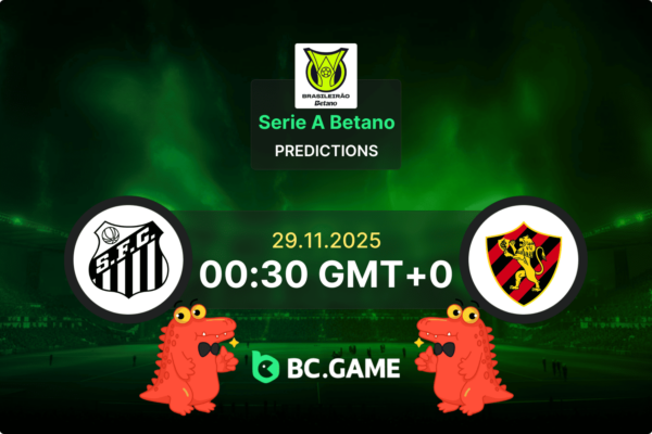 Santos vs Sport Recife (3:0): Brazil Serie A Betano 29/11/2025