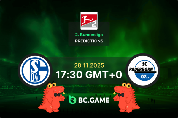 Schalke vs Paderborn (2:1): 2. Bundesliga 28/11/2025