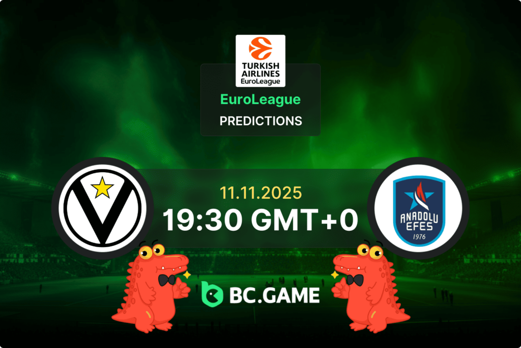 Match prediction for the Virtus Bologna vs Anadolu Efes game at EuroLeague 2025