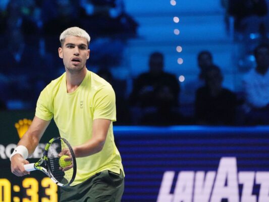 Alcaraz vs Musetti: horario y TV para el partido de hoy en las ATP Finals