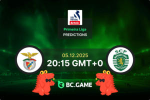 Benfica vs Sporting CP Pronóstico: probabilidades y consejos de apuestas – Primeira Liga 05/12/2025